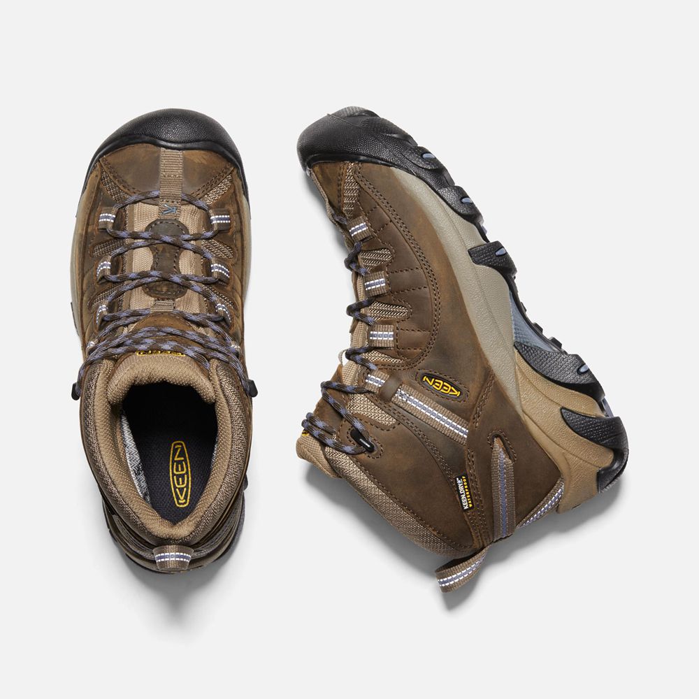 Keen Outdoor Bot Kadın Kahverengi - Targhee Ii Waterproof Mid - Türkiye OKEM26138